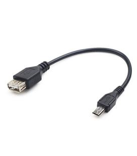 Cable Micro USB Macho a USB 2.0 Hembra OTG 0.15m