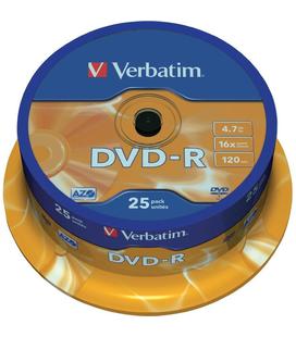 Verbatim DVD-R 16x 4.7 GB Bobina 25 Unds