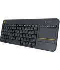 Logitech Wireless Touch Keyboard K400 Plus Negro