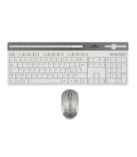 Pack de teclado + ratón inalámbricos en color Blanco