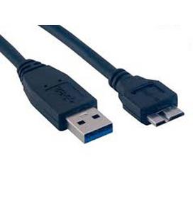 Cable USB 3.0 A/M a Micro USB Tipo B 1.8 Metros.