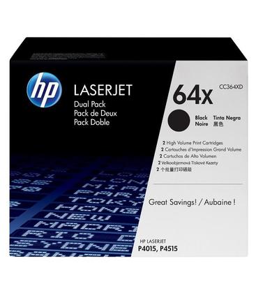HP CC364XD 64X Pack de ahorro de 2 negro