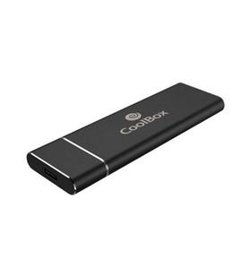 CoolBox miniChase S31 Carcasa Disco SSD M.2 SATA a USB-C 3.1