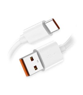 Cable de carga datos Xiaomi USB C - USB 2,0 / Carga rápida / 1m Blanco