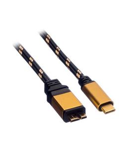Cable Roline Gold Type-C//Micro B USB 3.2 gen 1 - 1m