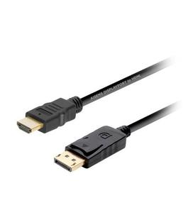 Cable Aisens DisplayPort a HDMI Macho/Macho 2m Negro