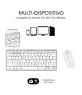 Subblim Kit de Teclado + Ratón Inalámbrico OCO010 Multidispositivo Plata