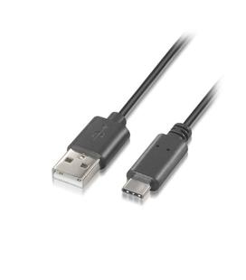 Cable USB 2.0 Aisens A107-0052 // USB Tipo-C Macho - USB Macho // 2m Negro