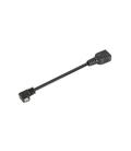 Cable USB 2.0 Aisens A107-0032 // MicroUSB Macho - USB Hembra // 15cm Negro